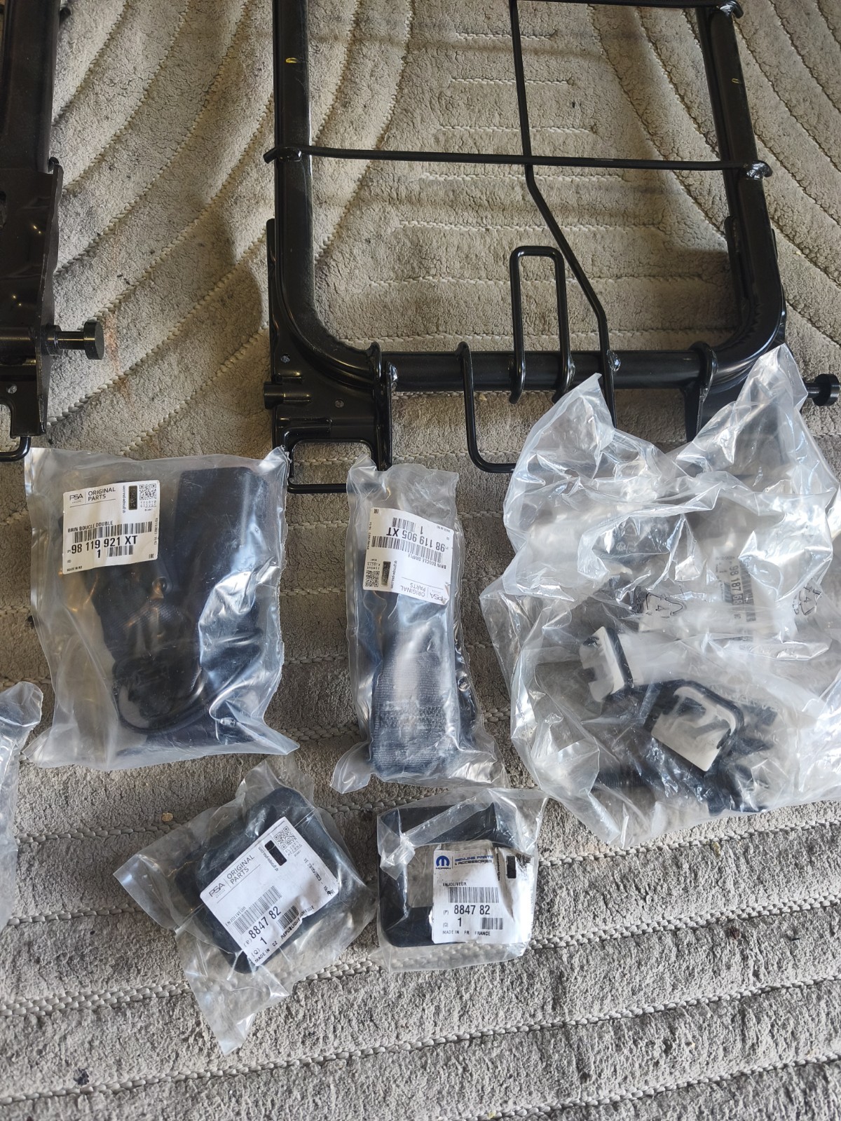 Kit transformation C3 III VU en VP banquette arrière voiture société 2017