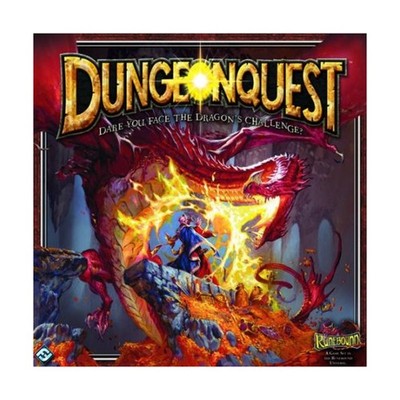 FFG Boardgame DungeonQuest (3rd Ed) Box Fair/EX