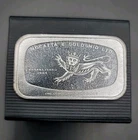 Vintage 1973 Mocatta & Goldsmid Ltd, The Chartered Mint 1oz 999 Fine Silver Bar