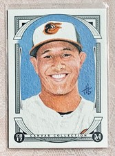 2017 Topps Museum Canvas Collection Reprint Manny Machado Signed By Artist