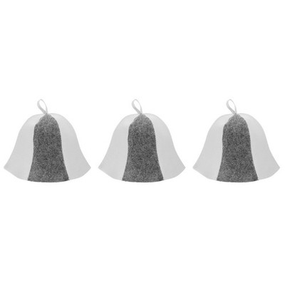  3 Pieces Sauna Hat Mütze Saunahut Damen Und Herrn Saunamützen Für Die