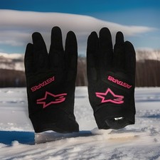 Alpinestar Short Gloves Black/Pink L
