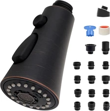 iFealClear 3-Mode Faucet Spray Head – Oil Rubbed Bronze, Fits Moen Delta