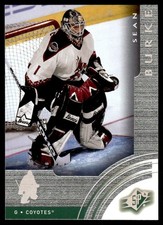 2001-02 SPx Sean Burke Phoenix Coyotes #50