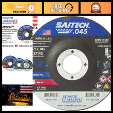 High-Performance Cut-Off Wheels 4.5" x .045" Type 27/42, 50 Pack for Metal & Ste