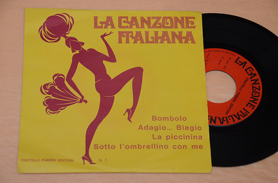 ''CARLO BUTI ADA SCHWARZ... 7'''' 45 (KEINE LP) 4 LIEDER ITALIEN 1970 EX''