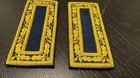 Civil War 2nd Lieutenant, U.S. Staff Officer Shoulder Rank Insignia, Black - NEW