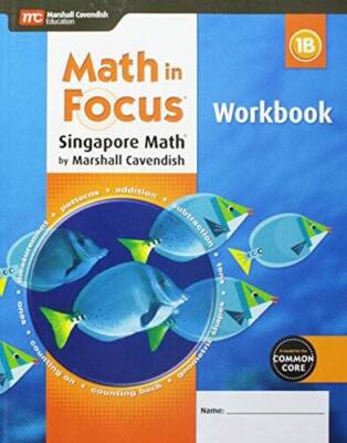 Math in Focus: Singapore Math: Student Workbook, Book B Grade 1 - VERY GOOD