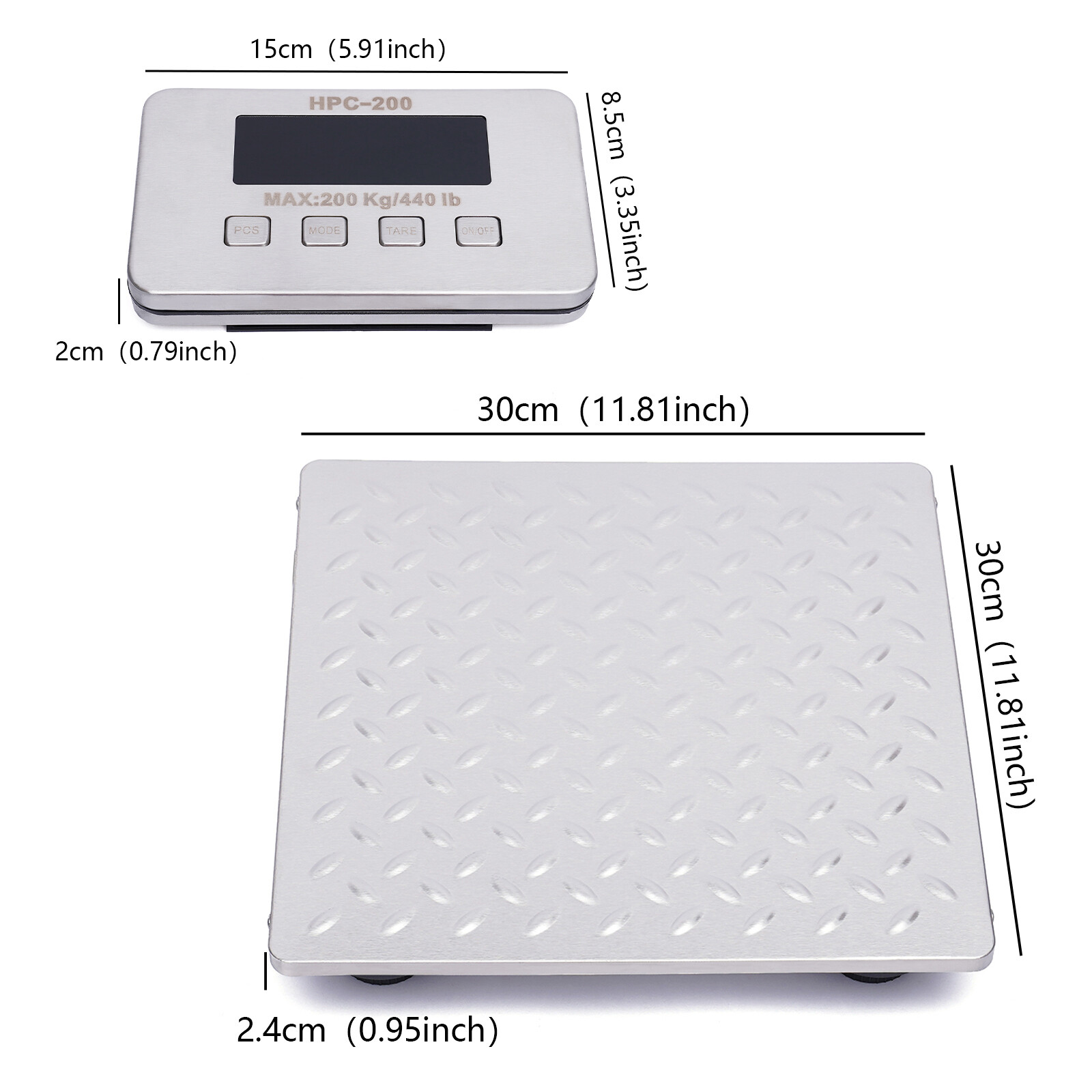 200KG Digital Postal Scale Postal Scales Large Platform Scale Industry