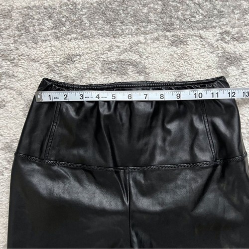 Aritzia Wilfred Free Black Faux Leather Legging Pant Mobwife Vegan Medium - Picture 7 of 10