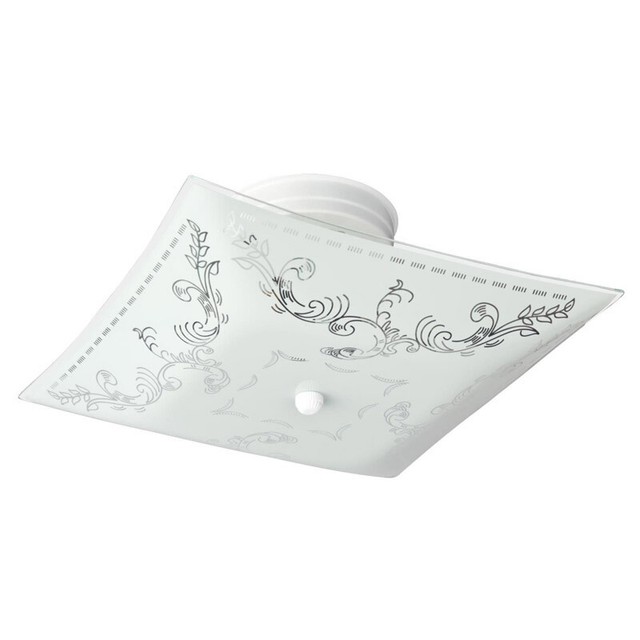 Westinghouse 6626300 Two Light Semi Flush Mount Interior Ceiling Fixture White For Sale Online Ebay