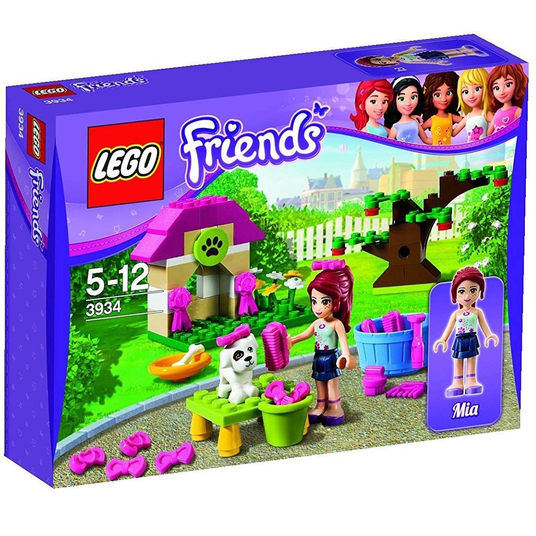 LEGO Friends 3934 - Mia's Puppy House Construction Set (Box Damaged)