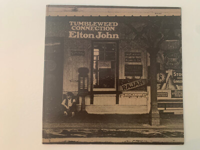 Tumbleweed Connection 1977 Elton John Nm Vinyl And Cover. Gatefold