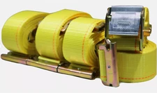 (4pk) E Track Straps Cargo Van Truck Trailer Tie Down Strap 2" x 12' Cam Buckle