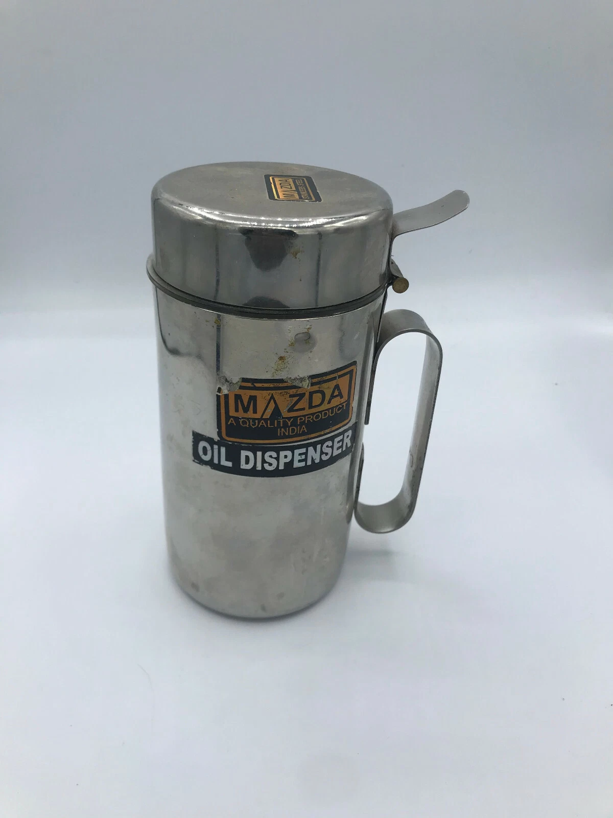 Vintage Mazda Stainless Steel Oil Dispenser