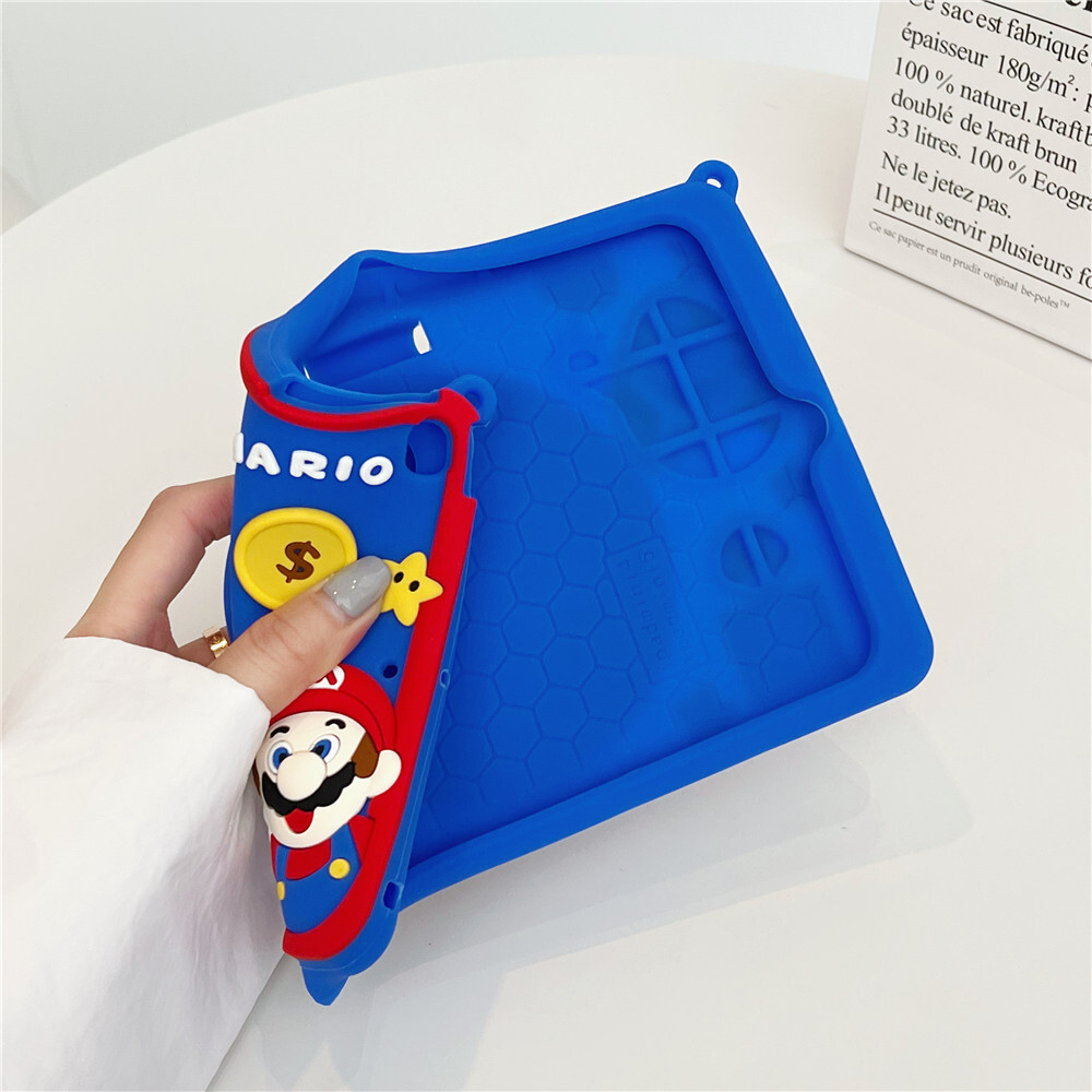 For iPad 5 6 7 8 9 10.2 Air 2 3 4 Mini Pro11 Super Mario Kids