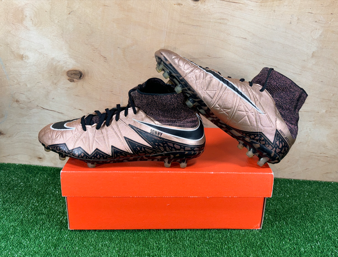 Nike Hypervenom Phantom II FG 747213-904 Elite US9 Bronze boots