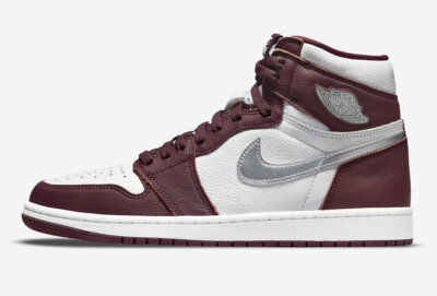 Nike Air Jordan 1 Retro High Bordeaux White 555088-611 Mens GS New