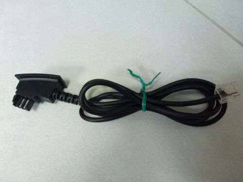 TAE Anschlusskabel  TAE-F Kabel für DSL Modem/Splitter schwarz, 1,0 meter - Bild 1 von 3