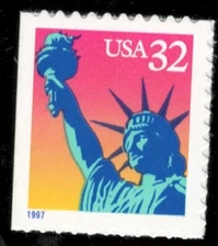 US. 3122. 32c. Liberty. Booklet Single.  MNH. 1997