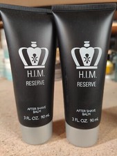 2 x British Sterling by Dana HIM RESERVE Men's AFTER SHAVE BALM 3oz H.I.M. New