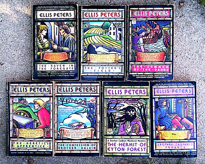 7 Ellis Peters Brother Cadfael Medieval Mysteries Pb 4 are 1st Printings. Tight.