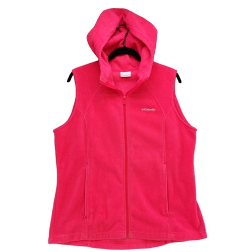 pink fleece vest
