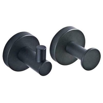 Bathroom Kitchen Robe Coat Hanger Single Hook Towel Storage Rack Wall-Mount