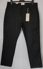 Folk Donnie Fiver Twill Chino Trouser Pant Jeans Black Cotton 36R BNWT