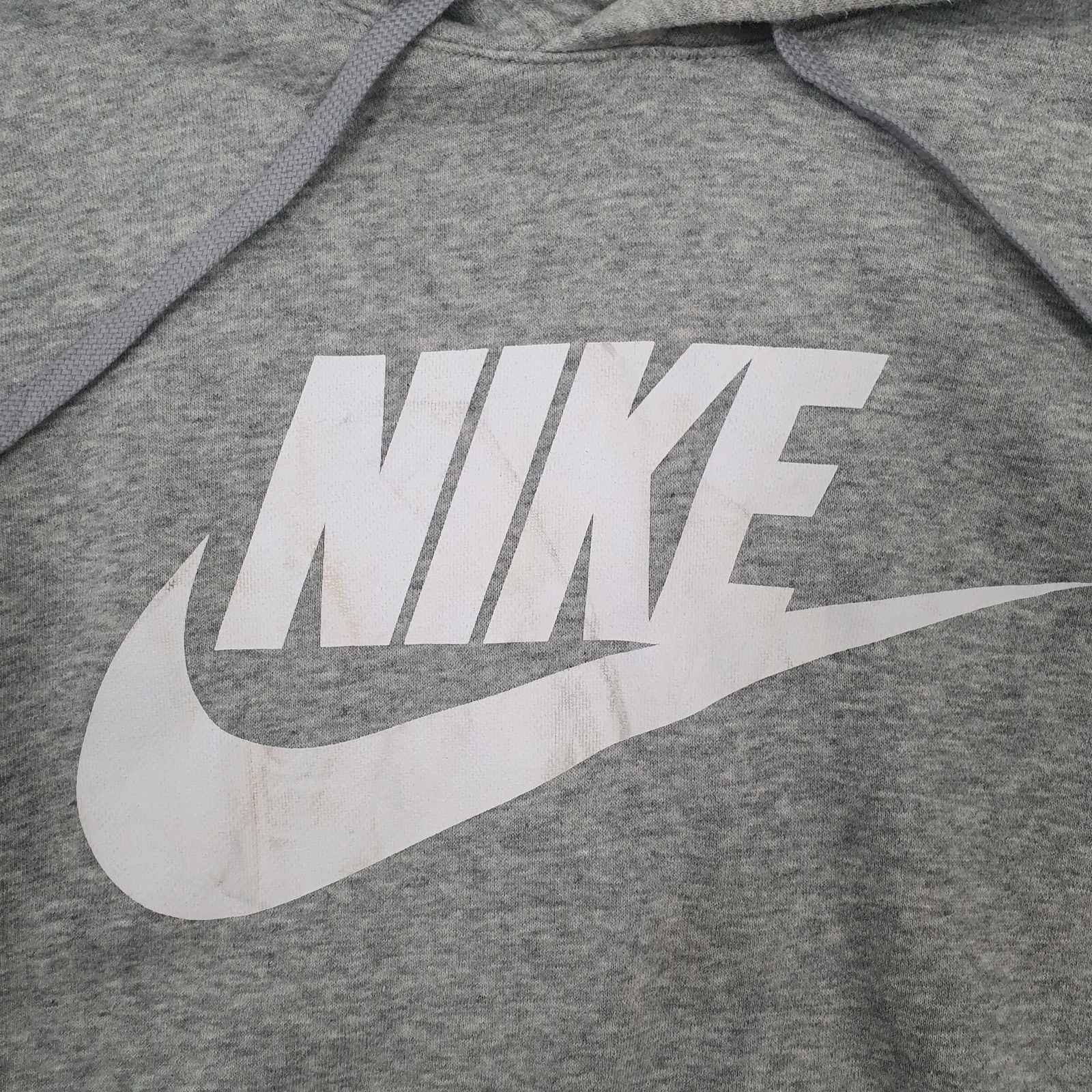NIKE Hoodie Cotton Blend Jumper Sweatshirt Mens XL image 2