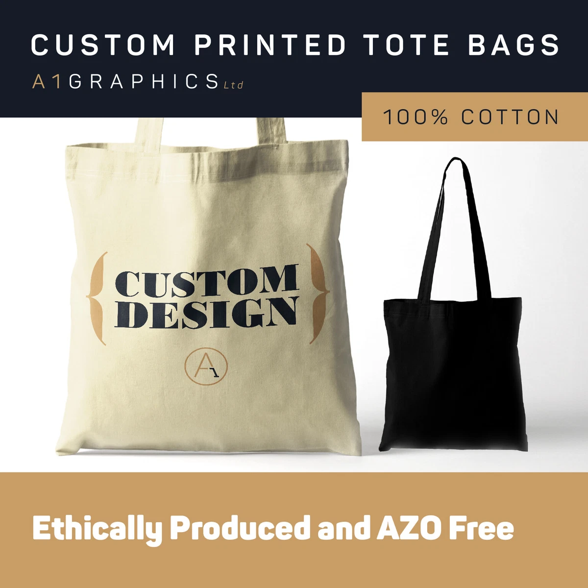 Custom Promotional Cotton Tote Bags  Cotton Totes 