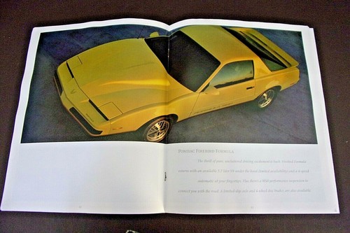 Vintage Original Pontiac Brochure Full Color 1987 - Picture 6 of 6