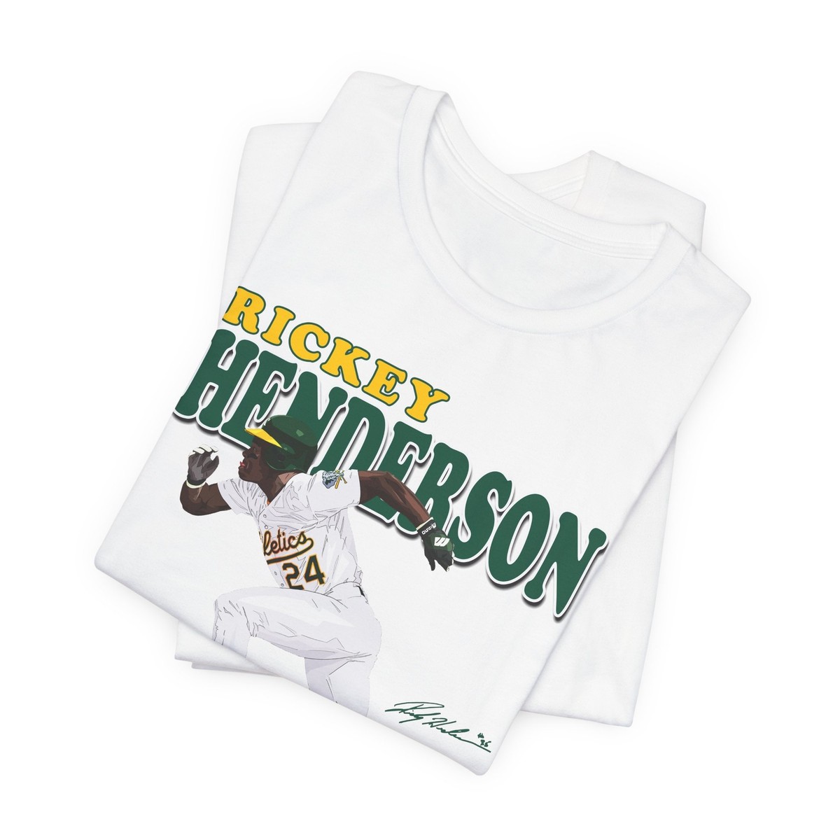 Rickey Henderson Oakland A's MLB Athletics Premium Blend