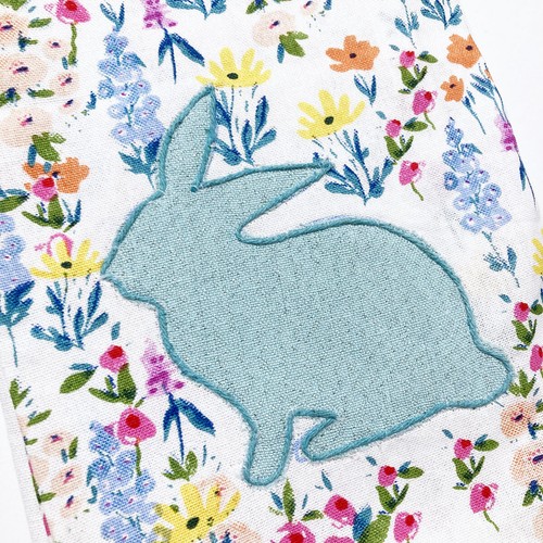 Juego de 2 toallas de té de cocina Sigrid Olsen Easter Bunny bordadas Spring Garden - Imagen 5 de 6