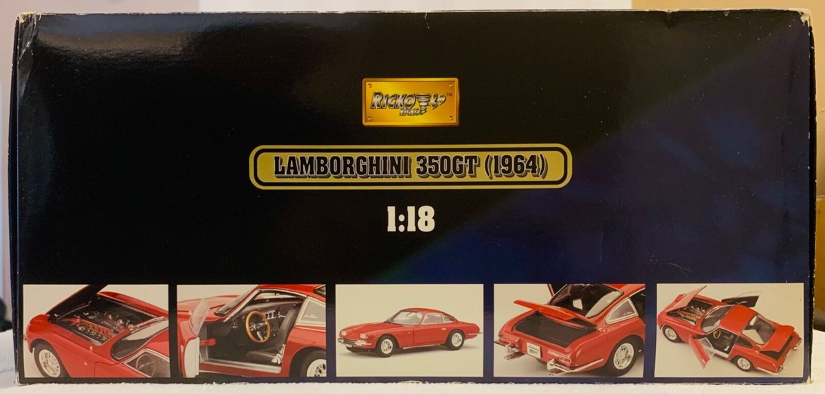 RICKO  ランボルギーニ 350GT(1964)  1/18scale Ricko - Lamborghini 350GT Hard Top (1964, 1:18, Red) 32135