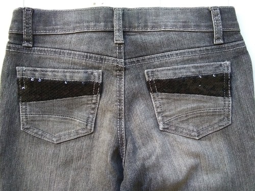 l.e.i. Chelsea lowrise super skinny feather grey jeans NWT girls' 10 Regular - Picture 7 of 8