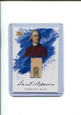 2023 Pieces of the Past 7 Year Series 2 Samuel Adams Authentic Relic