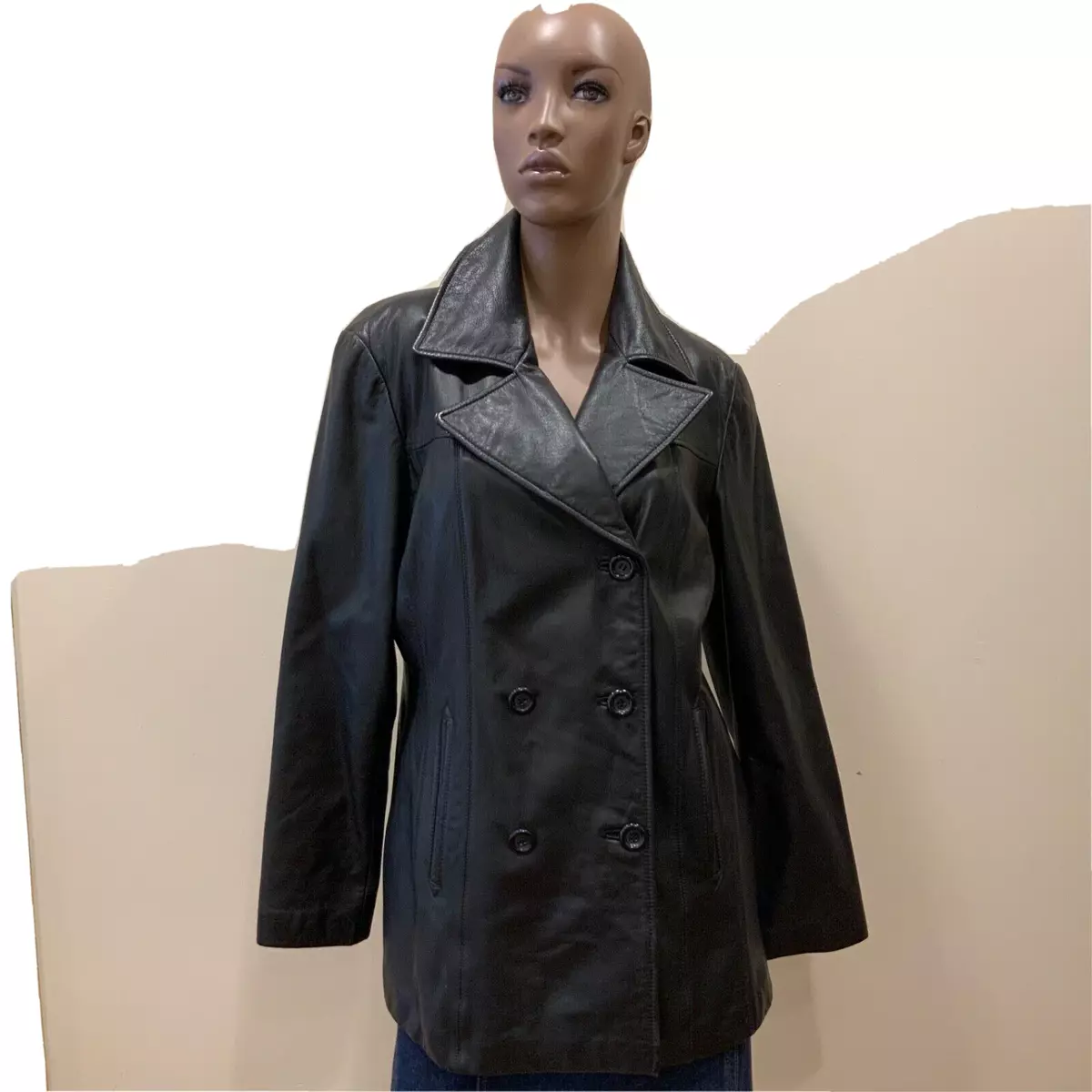 Jacqueline ferrar deals leather coat