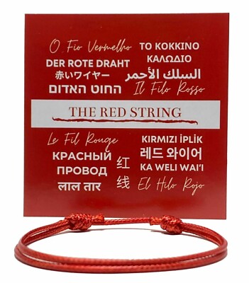Red String Wax Nylon Cord Bracelet