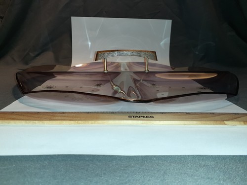 Rare Vintage VTG Dorothy Thorpe Glama Glass Atomic Starburst Divided Tray - Picture 8 of 20