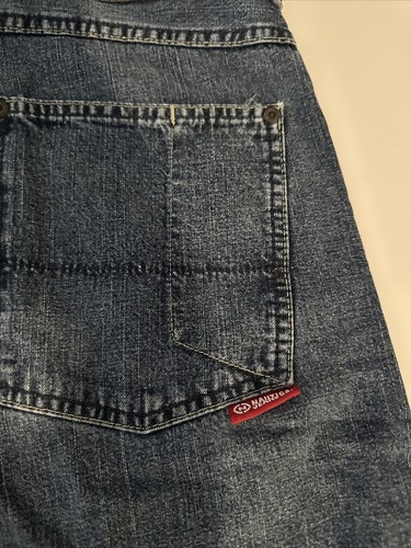 Vintage 90s Nautica Jeans Company Dark Wash Jean Shorts Baggy Men’s 31 - Picture 6 of 9