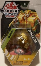 Bakugan Evolutions Geogan Titan King Baku-Action Figure/Cards Spin Master (C-4)