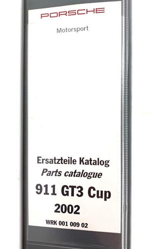 Catálogo de piezas originales Porsche GT3 Cup Car 2001-02 en inglés - WRK00100902 - Imagen 2 de 6