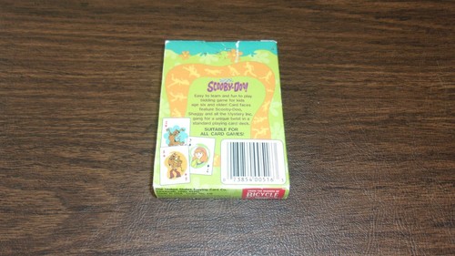 Vintage 1999 Scooby Doo Playing Cards Cartoon Network Bicycle Cards Complete - Picture 2 of 3