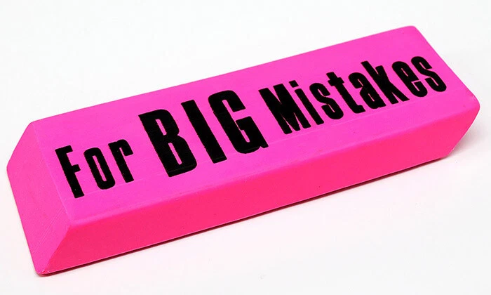 For big mistakes eraser deals