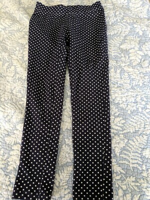 Pepperts Girls Sz. 134/140 Blue Polka Dot Pants. Great Shape, Comfortable