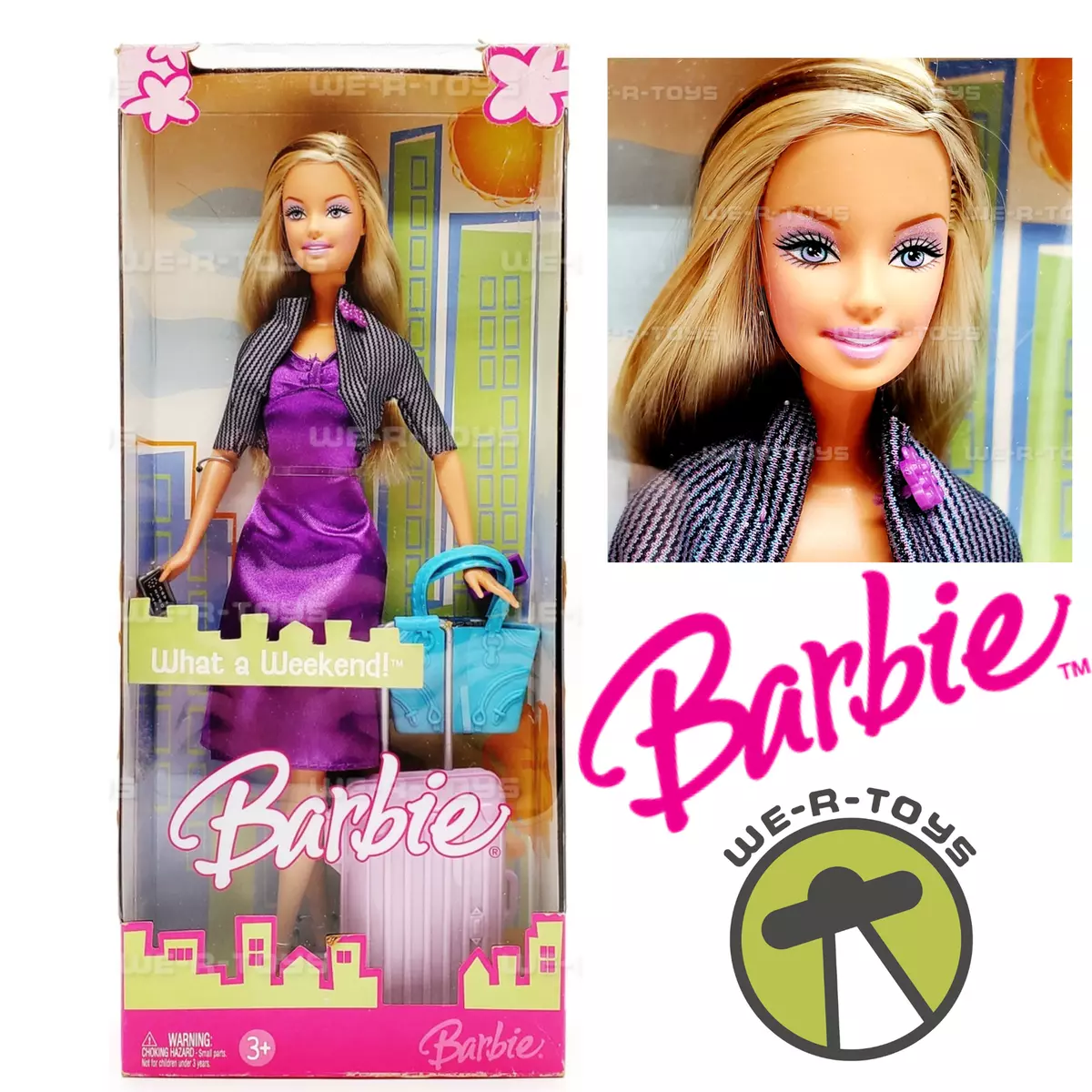 Barbie What a Weekend Doll 2005 Mattel J0579