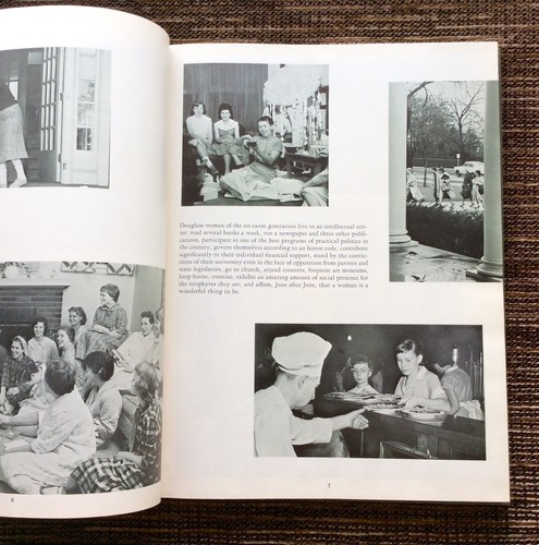 RARE VINTAGE 1959 Douglass College "Quair" Yearbook: New Brunswick, New Jersey - Picture 3 of 12