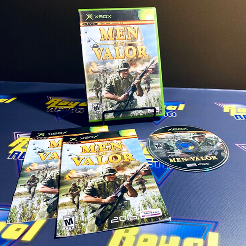 Men of Valor (Microsoft Xbox 2004) Video Game Complete CIB with Manual Tested