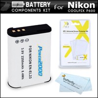 Battery Kit For Nikon Coolpix B700, P900, P610, P600 Wi-fi Digital Camera Digita Battery Kit For Nikon Coolpix B700, P900, P610, P600 Wi-fi Digital Camera Digita